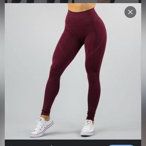 Alphalete Garnet Red revival leggings